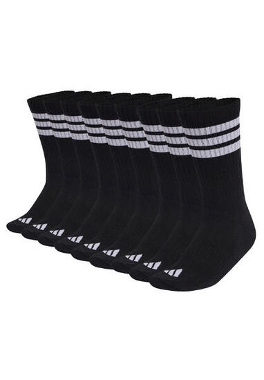 adidas Unisex 3stripes Cushioned Sportswear Crew Tennis Socken 9 Paar Pack