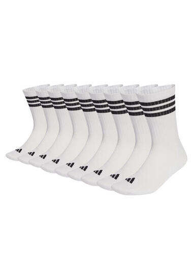 adidas Unisex 3stripes Cushioned Sportswear Crew Tennis Socken 9 Paar Pack