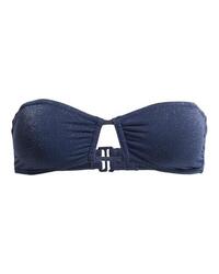 Haut de bikini bandeau Bleu Femme