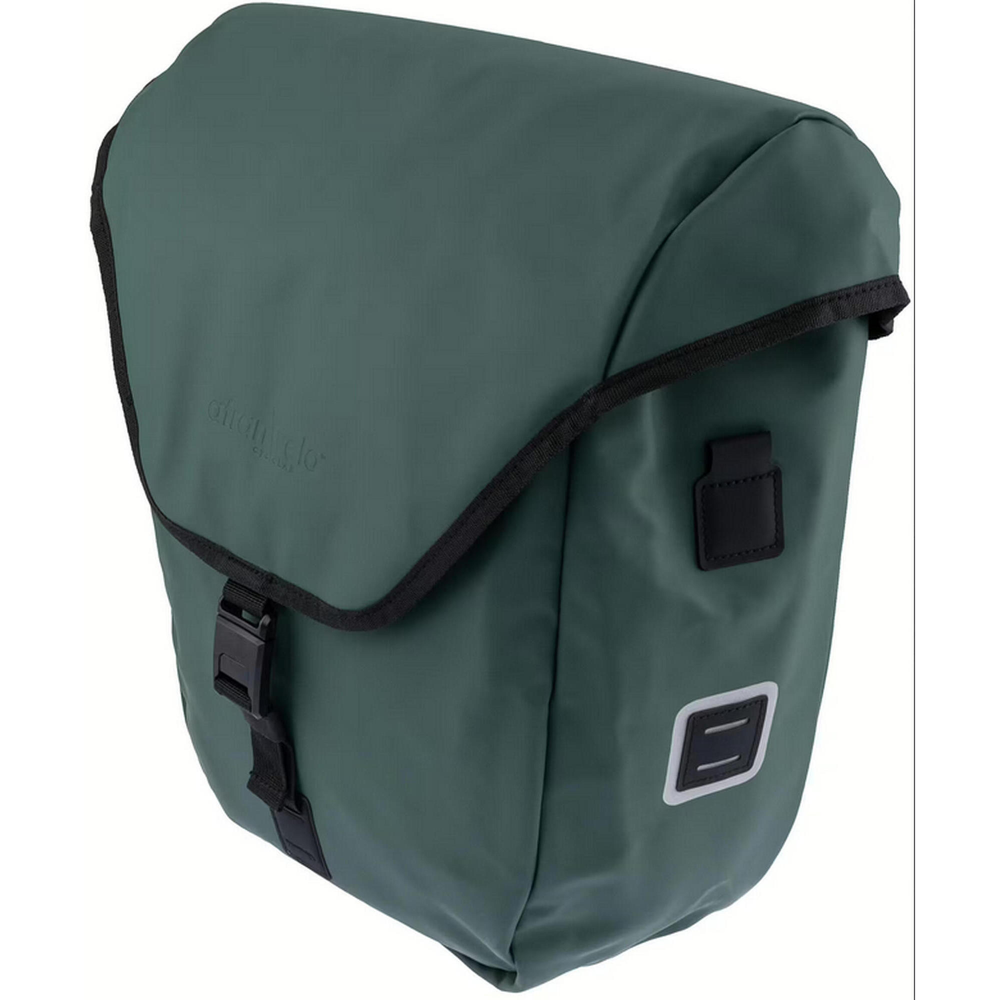 Atran Velo - Commuter Side Pannier Bag, Green - Sacoche Vélo - Vert - Decathlon