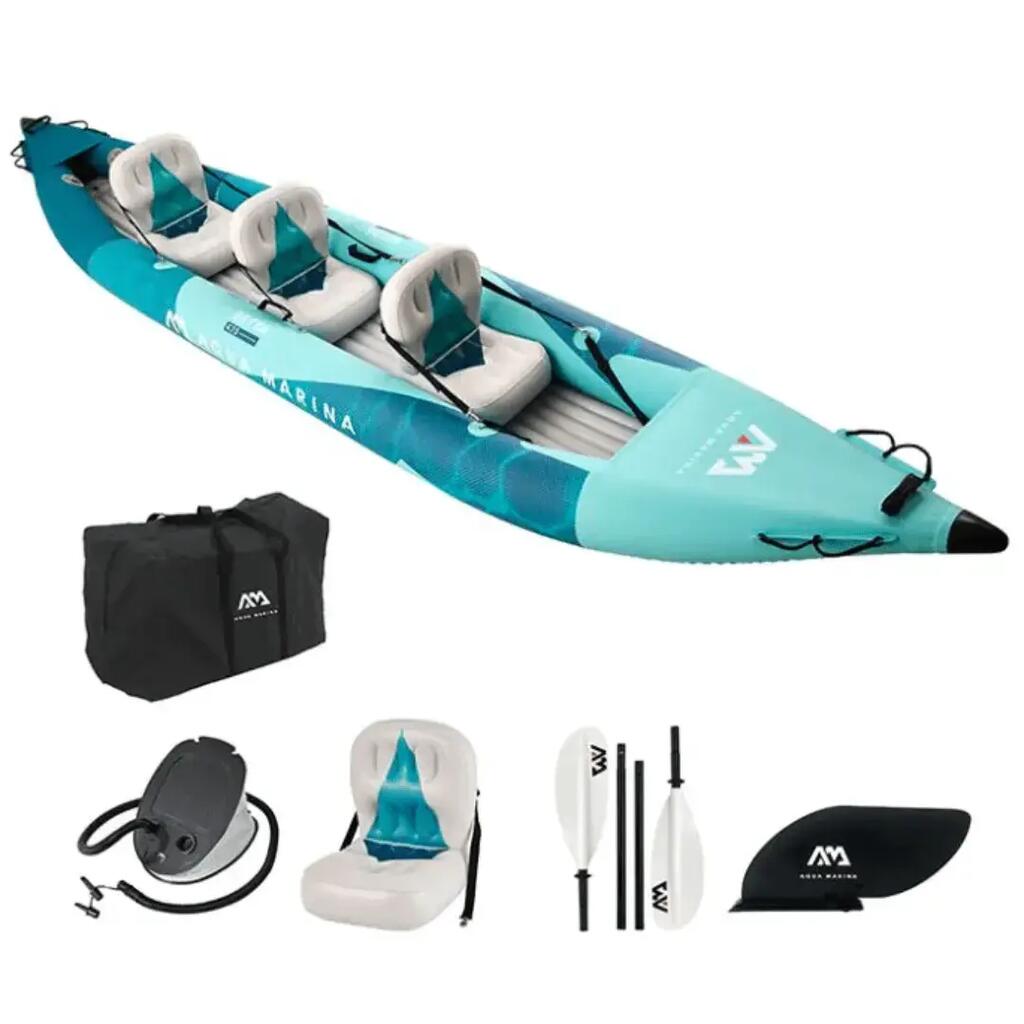 Betta 475 Inflatable 3-Person Kayak Package