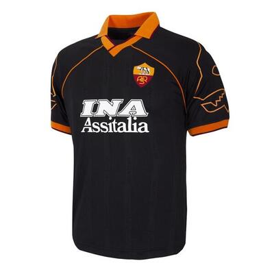 Maglia Terza Retrò - Calcio - Uomo - AS Roma 1999/00 - Nera