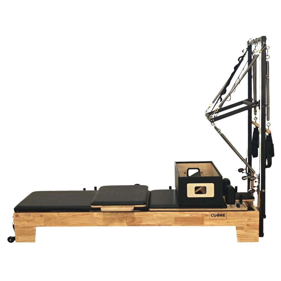 Cuorepilates - Reformer Avec Tour Elite En Chêne Massif - Pilates Réformateur - Decathlon