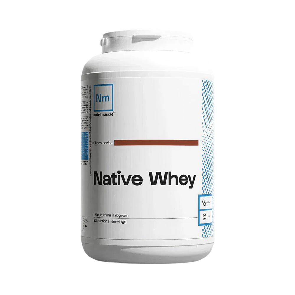Nutrimuscle - Whey Native | Whey Native (1kg) | Choco Cookie - Isolat De Whey - 1 Kg - Decathlon