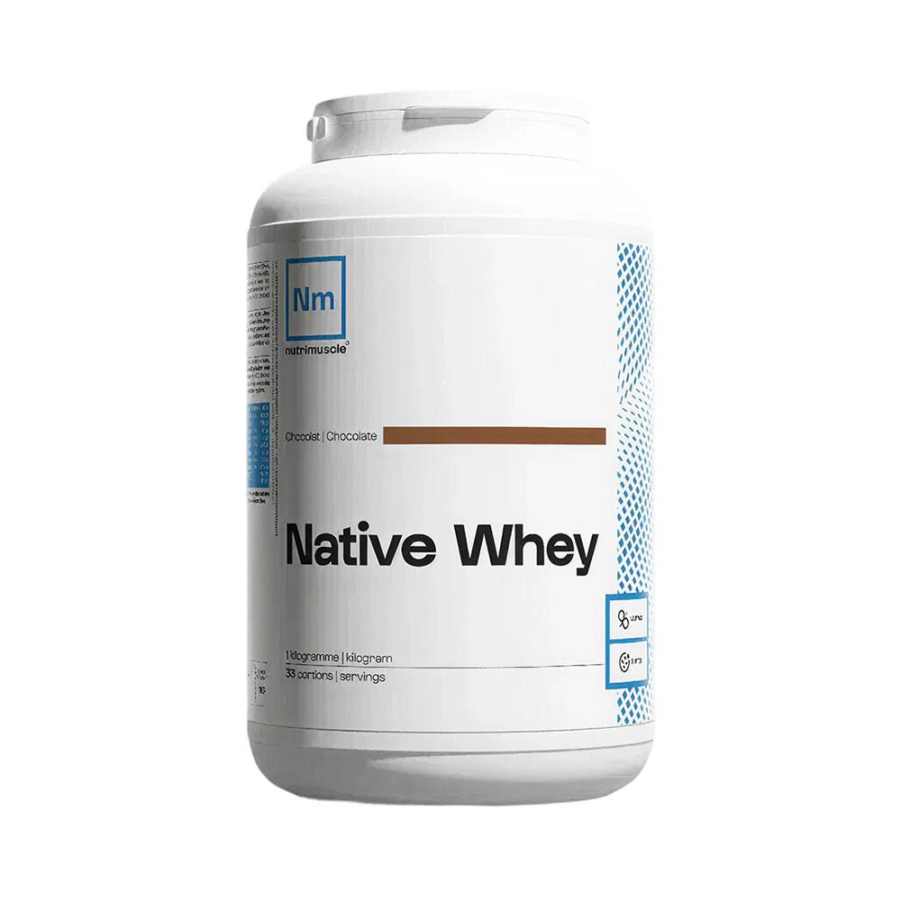 NUTRIMUSCLE Whey Nativa - Siero Di Latte Nativo (1,2 Kg) - Cioccolato