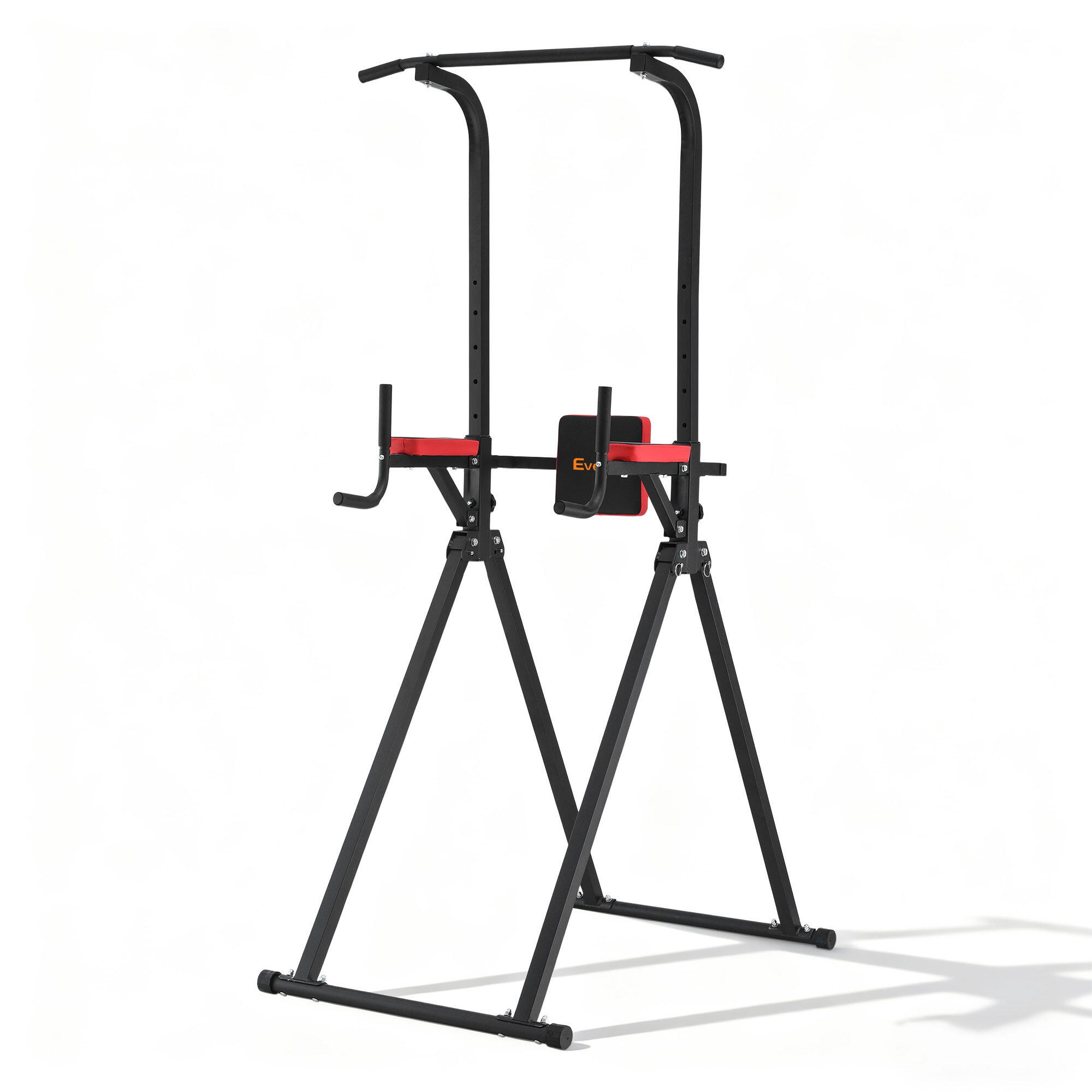 Everfit Chin Up Tower Pull Up Station Adjustable Dip Station Folding Home Gym