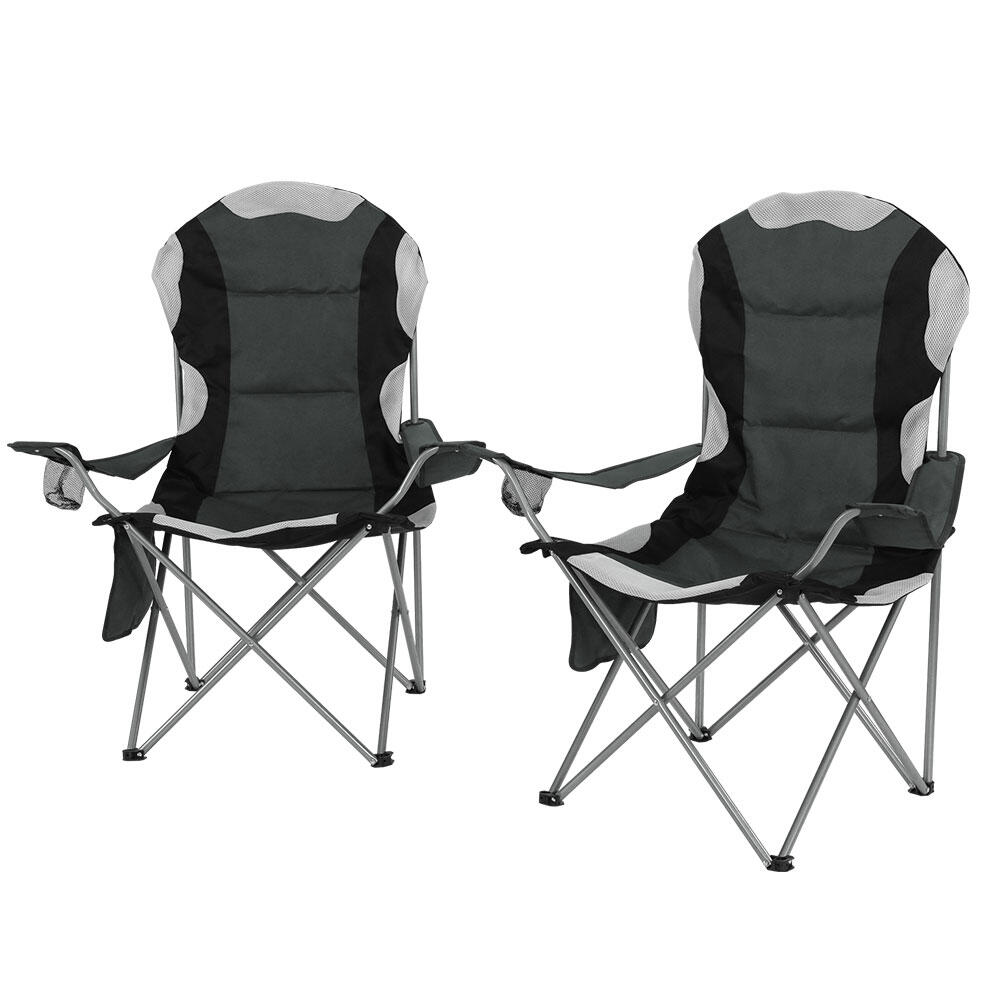 Weisshorn Camping Folding Chair Portable Outdoor Hiking Fishing Picnic 2pcs