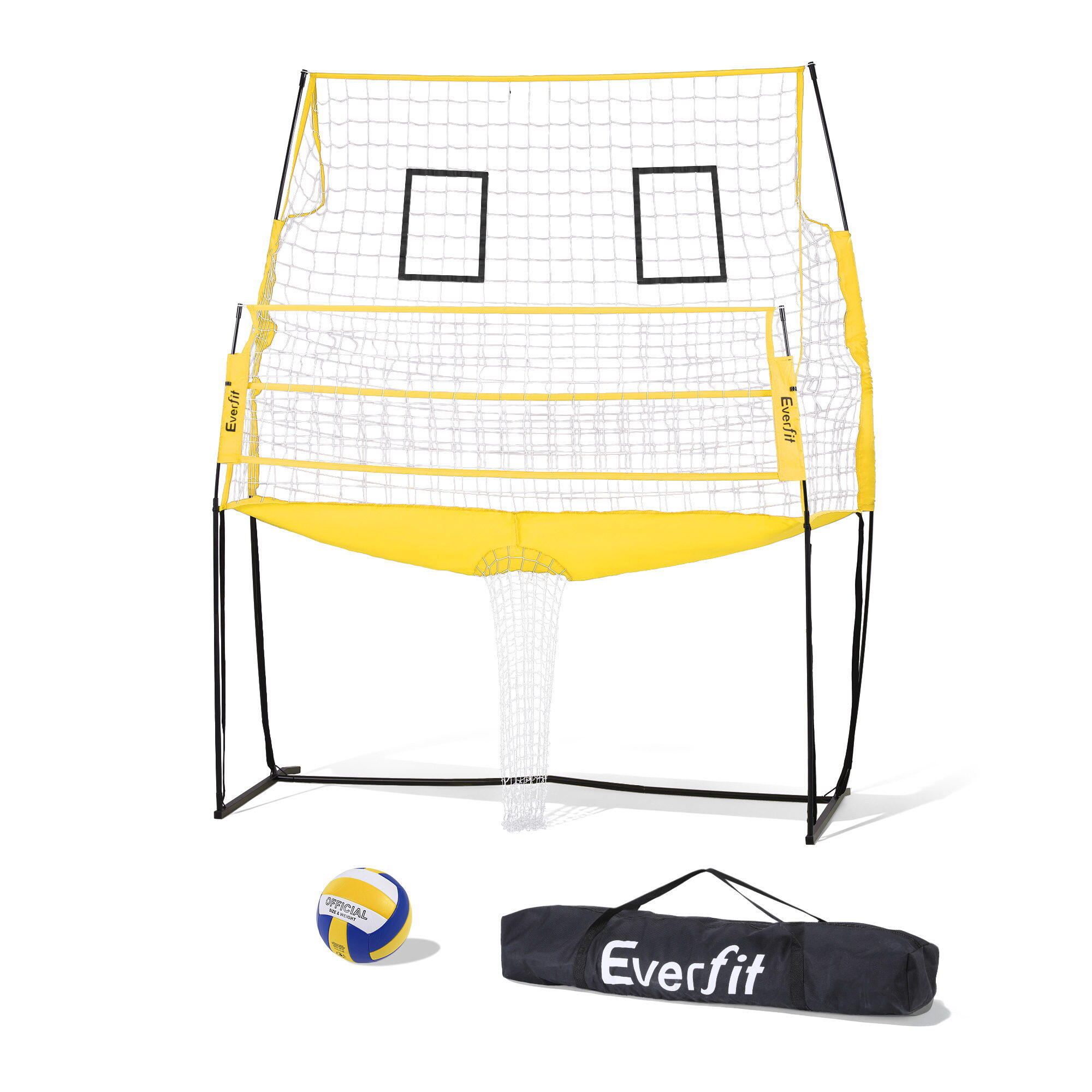 Everfit 8ft Volleyball Net Free-standing Portable with Ball and Bag