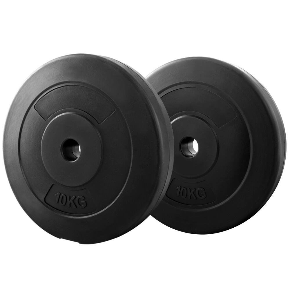 Everfit Weight Plates Standard 2X 10kg Barbell