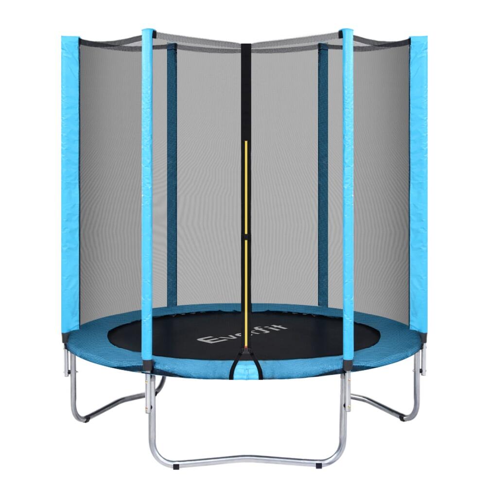 Everfit Trampoline 6FT Kids Trampolines Safety Net Pad Round