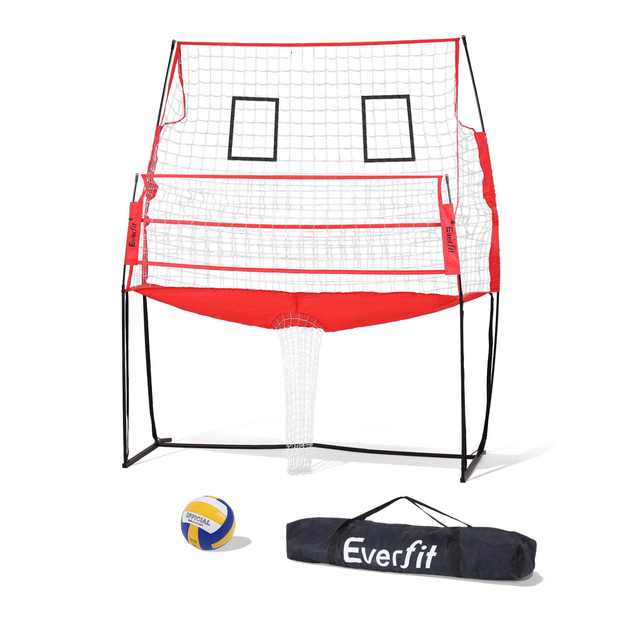 Everfit 8ft Volleyball Net Training Equipment Adjustable Height Portable