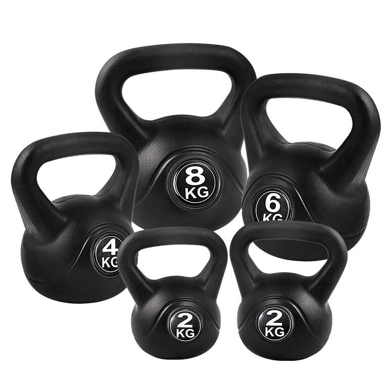 Everfit 22 kg kettlebell set with bench and dumbbells
