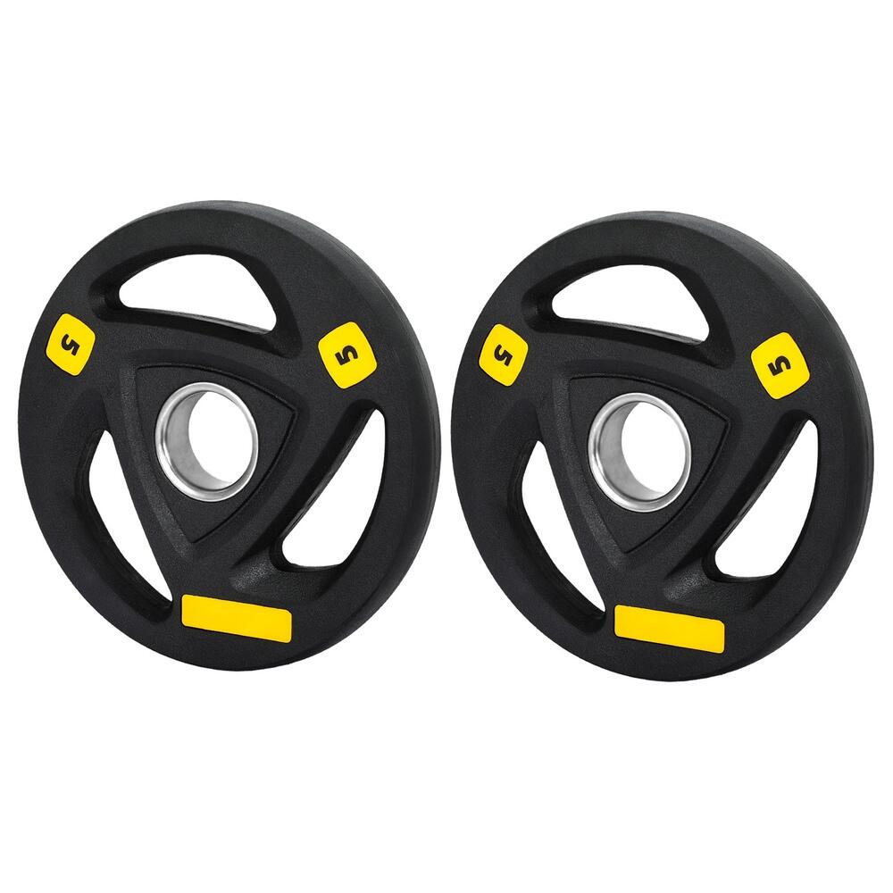 Everfit Weight Plates Olympic 5kgx2 Dumbbells