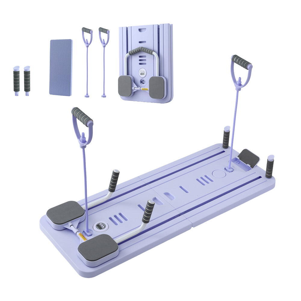 Everfit Pilates Reformer Abdominal Exercise Board Push Up Set Fitness