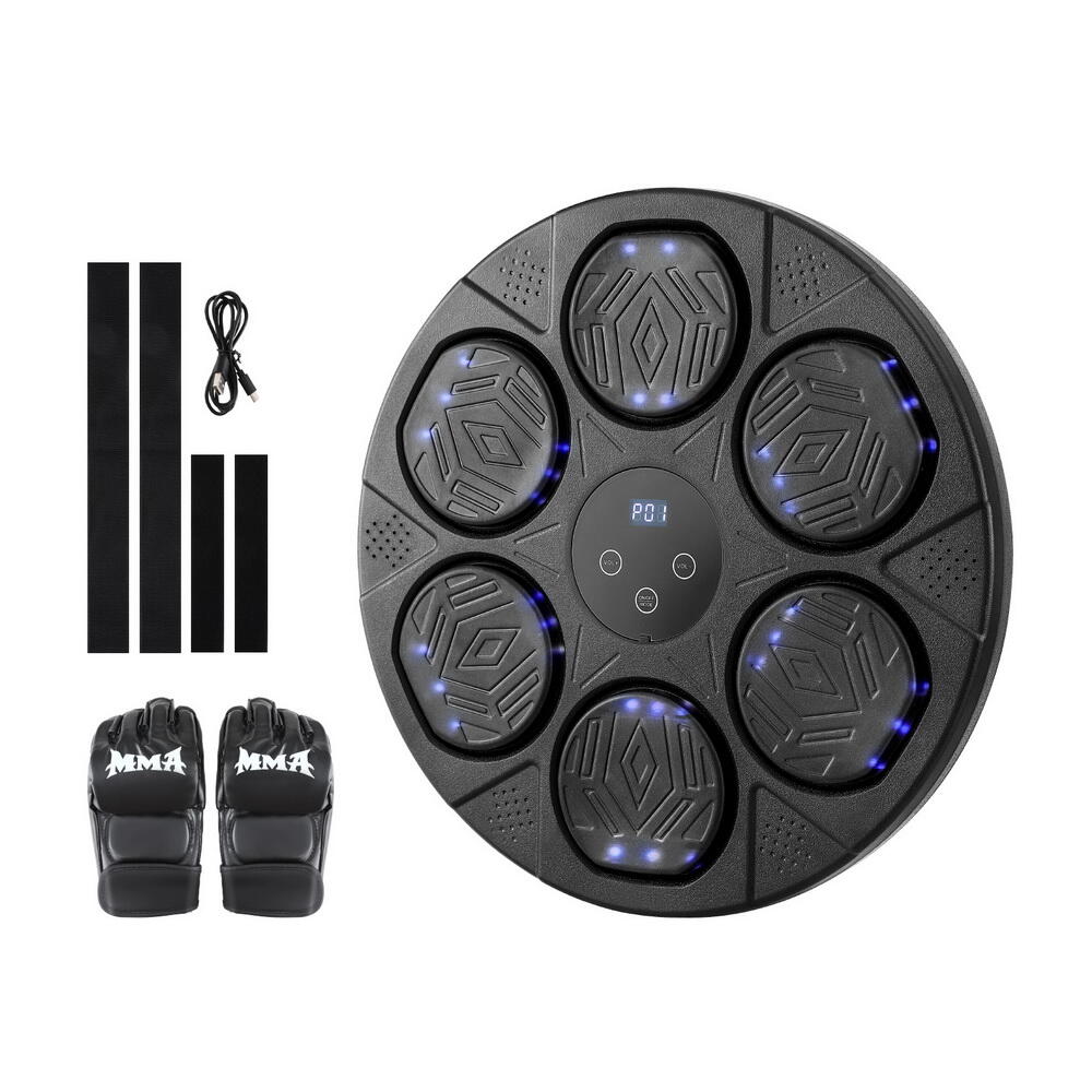 Everfit Music Boxing Machine tooth Wall-Mounted Punch Target with LED Display