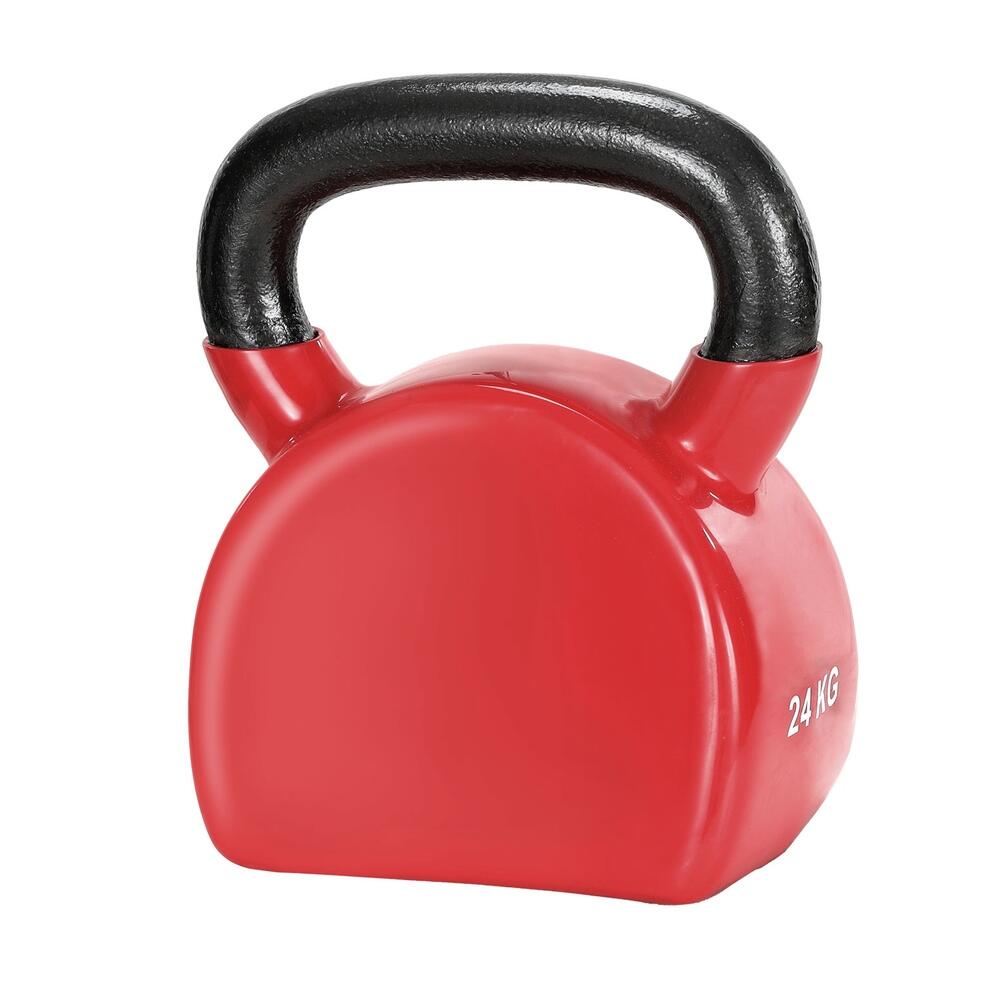 Everfit 24kg Kettlebell Weightlifting Bench Dumbbells Kettle Bell Gym Home