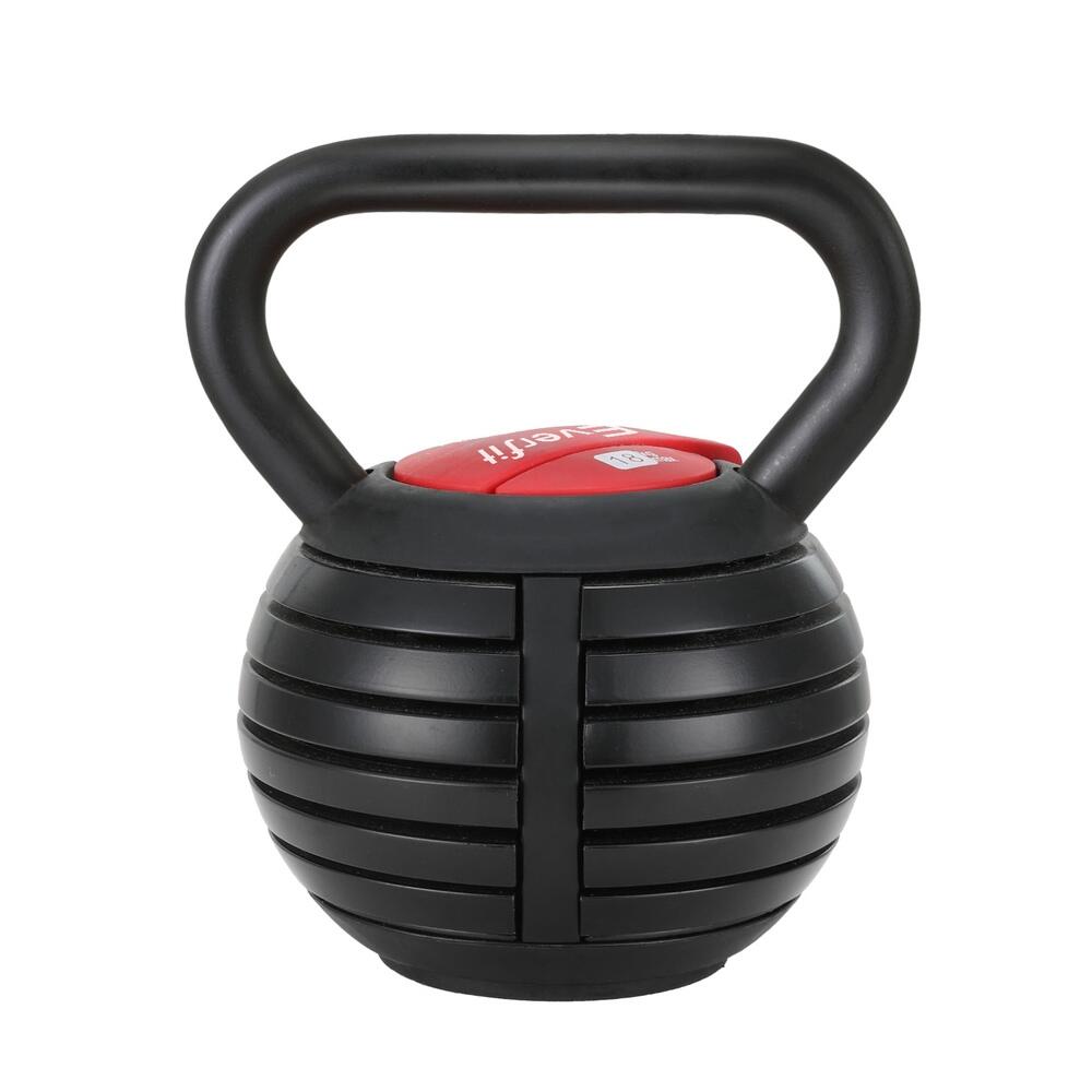 Everfit 18kg Adjustable Kettlebell Set Portable Kettle Bell Weight Dumbbells