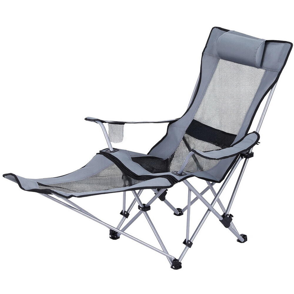 Weisshorn Camping Chair Adjustable Reclining Portable Outdoor Folding Chair