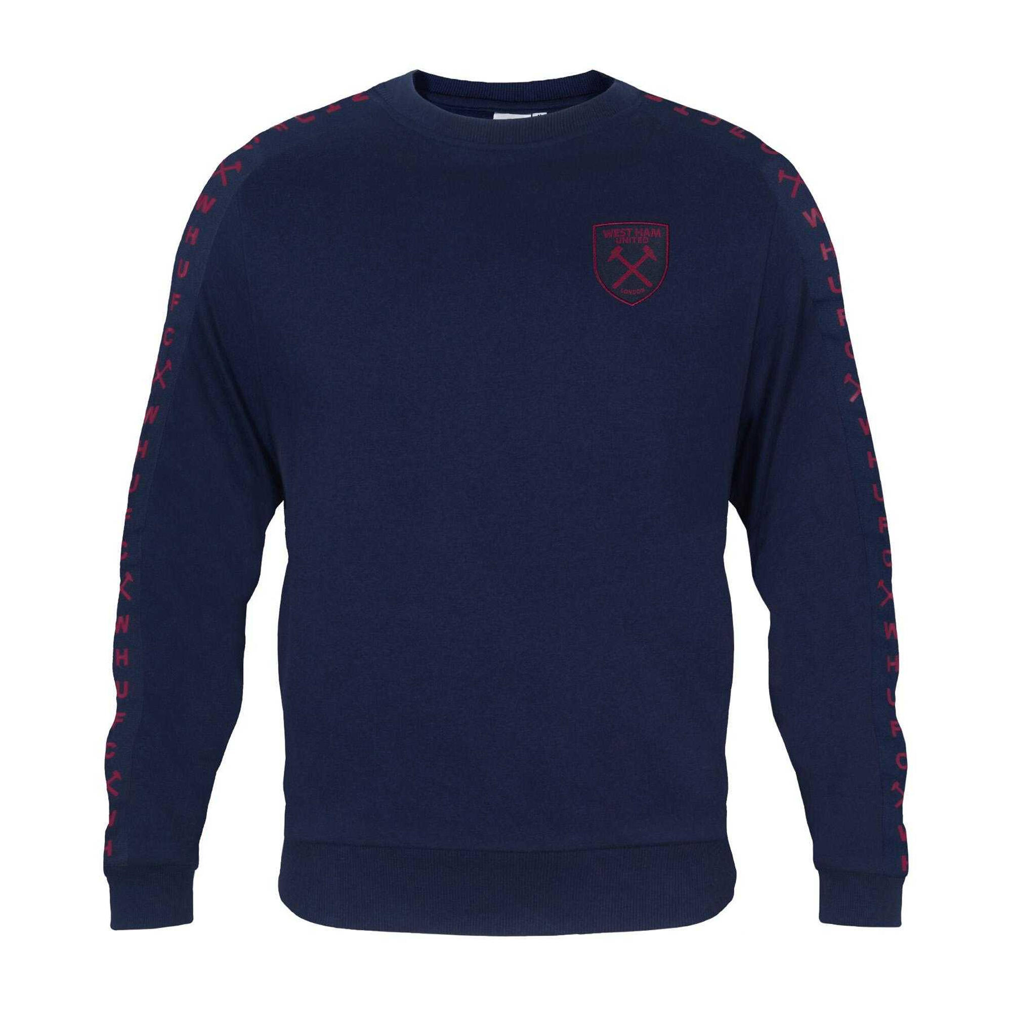 West Ham United FC Mens Taped Sweatshirt