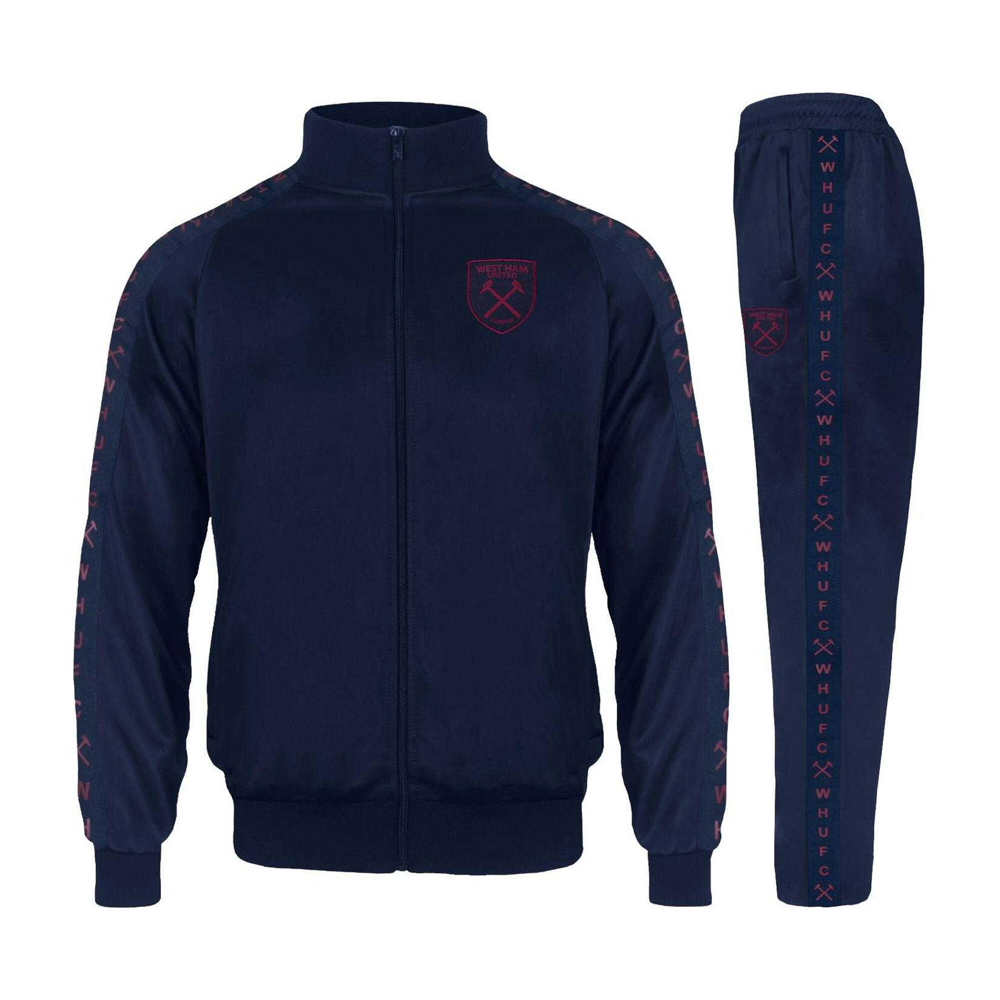 West Ham United FC Mens Taped Tracksuit