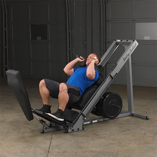 Presse à cuisses et hack squat GLPH1100 pour fitness et musculation