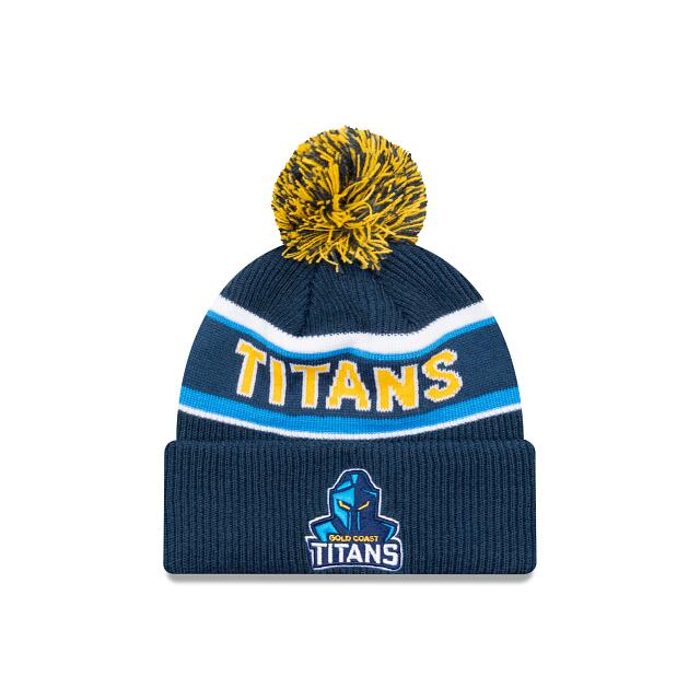 NRL Team Colours Beanie - Gold Coast Titans - Adult - Unisex - Hat