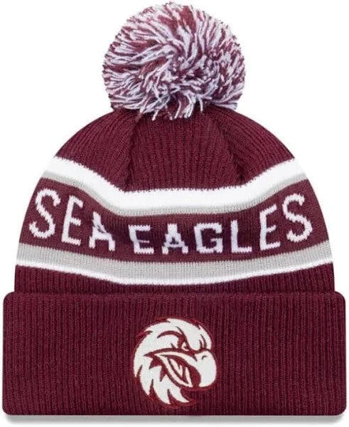 NRL Team Colours Beanie - Manly Sea Eagles - Adult - Unisex - Hat