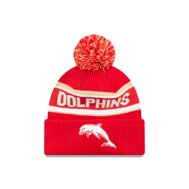 NRL Team Colours Beanie - Dolphins - Adult - Unisex - Hat