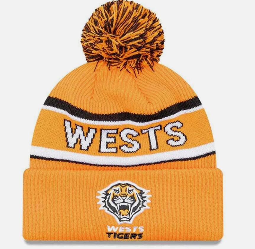 NRL Team Colours Beanie - West Tigers - Adult - Unisex - Hat