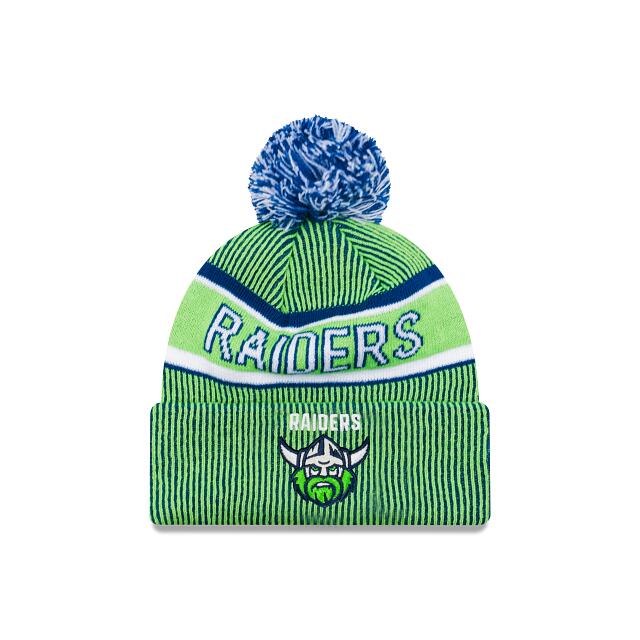 NRL Team Colours Beanie - Canberra Raiders - Adult - Unisex - Hat - New Logo