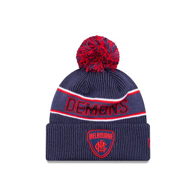 AFL Team Colours Beanie - Melbourne Demons - Adult - Unisex - Hat