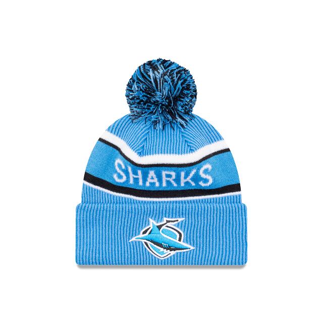 NRL Team Colours Beanie - Cronulla Sharks - Adult - Unisex - Hat