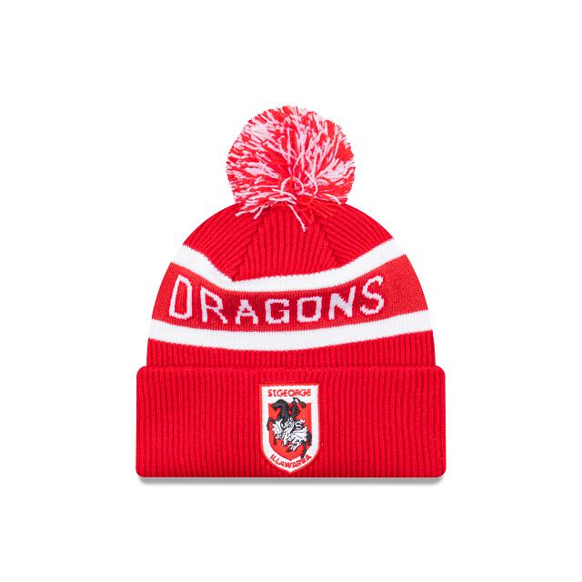 NRL Team Colours Beanie - St George Illawarra Dragons - Adult - Unisex - Hat