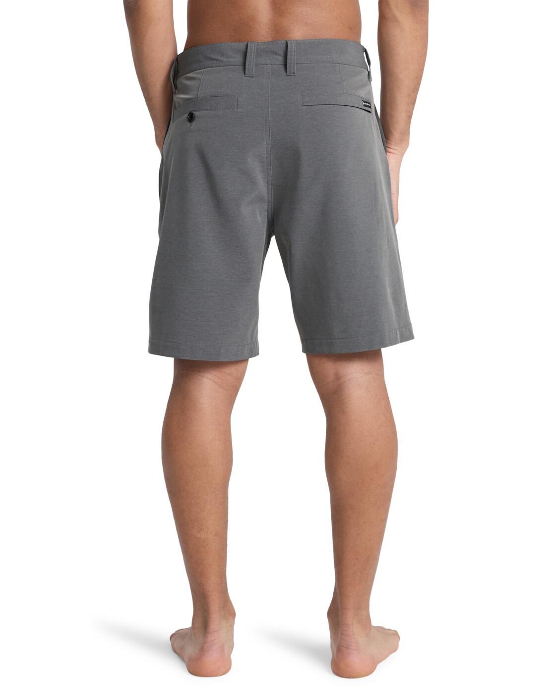 Amfibische Boardshort UNION HEATHER AMPH 19" 2024 Schwarz Heren 3/4