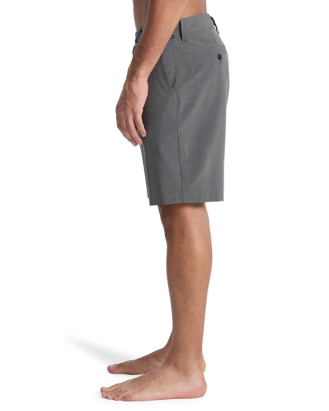 Amfibische Boardshort UNION HEATHER AMPH 19" 2024 Schwarz Heren 4/4