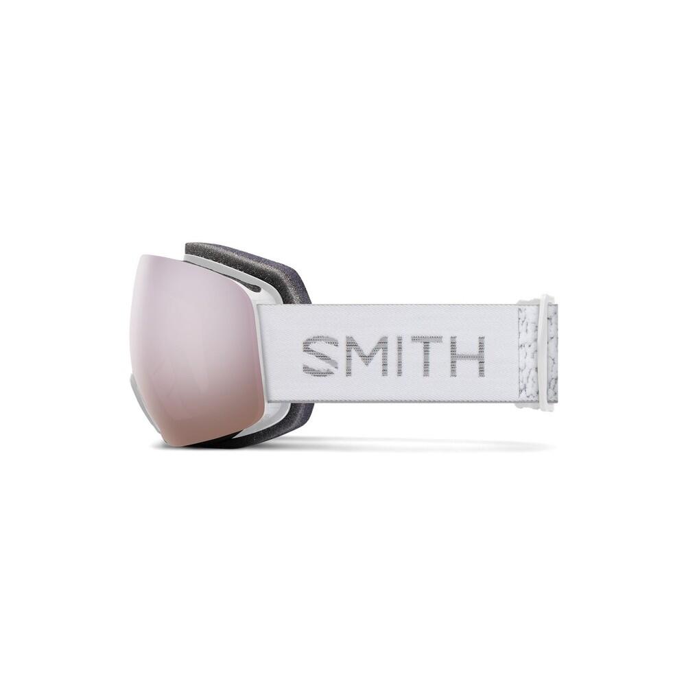 SMITH Masque de ski SKYLINE - White Chunky Knit + ChromaPop Everyday Rose Gold 3/4