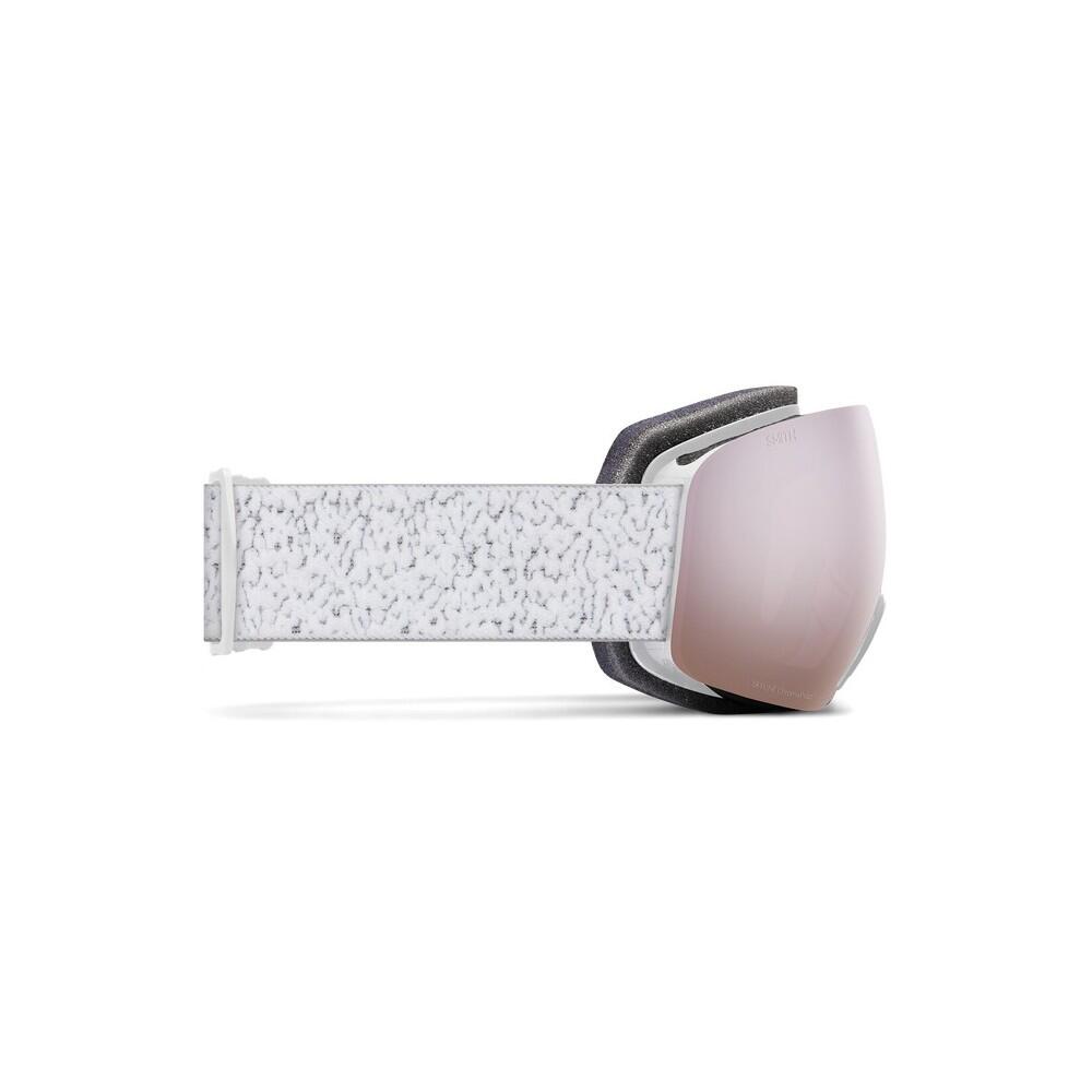 SMITH Masque de ski SKYLINE - White Chunky Knit + ChromaPop Everyday Rose Gold 4/4