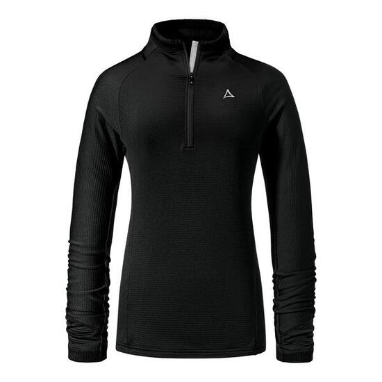 Half Zip warm feuchtigkeitsregulierend Damen - Longsleeve Cascata