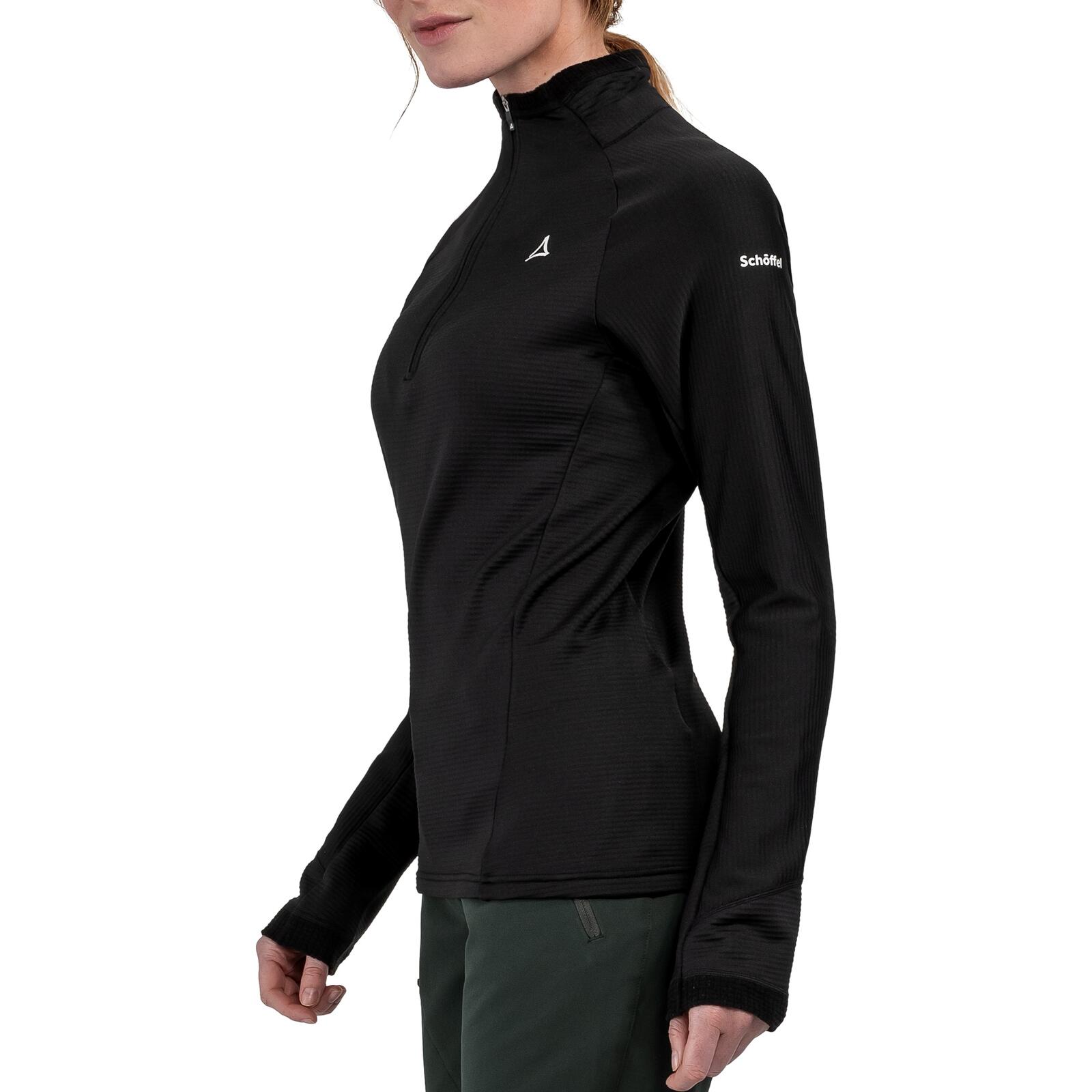 Half Zip warm feuchtigkeitsregulierend Damen - Longsleeve Cascata 3/5