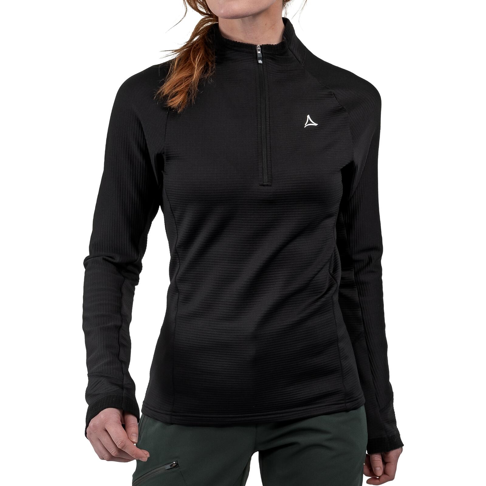 Half Zip warm feuchtigkeitsregulierend Damen - Longsleeve Cascata 5/5