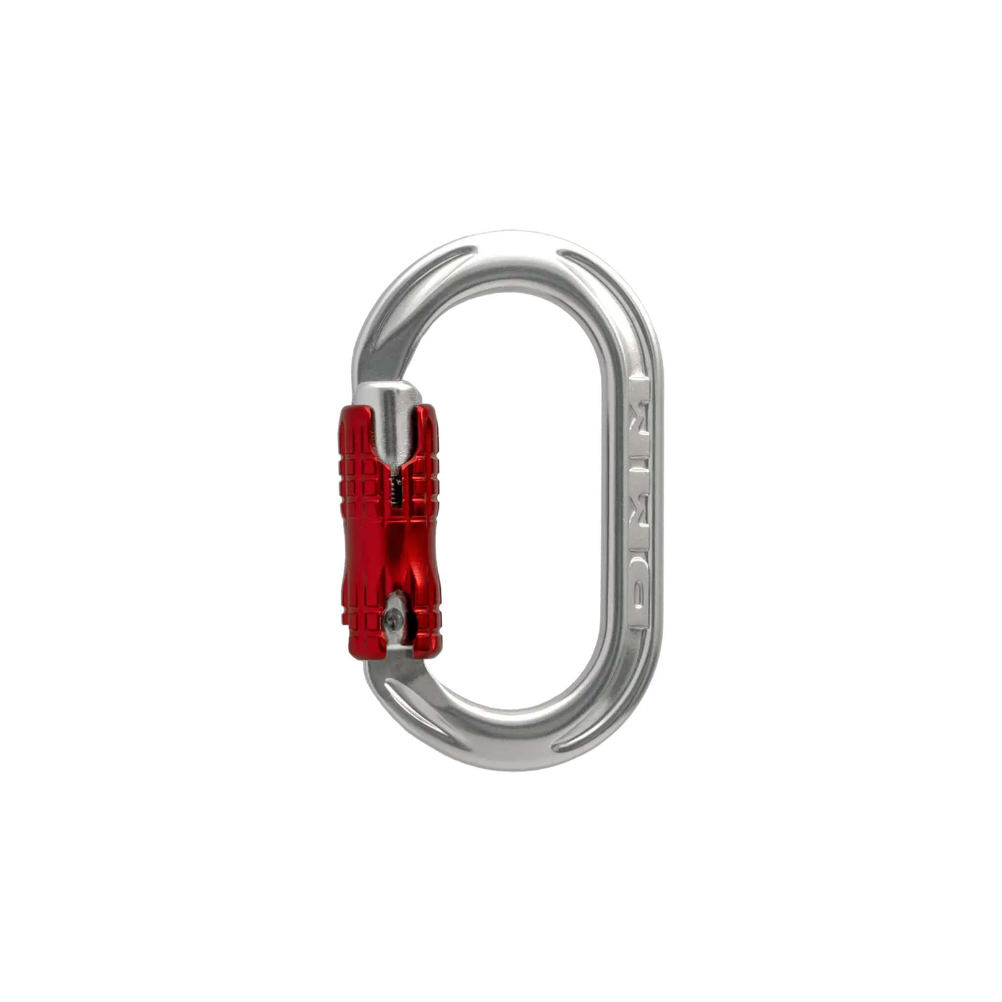 Materialkarabiner XSRE Locksafe red 1/2