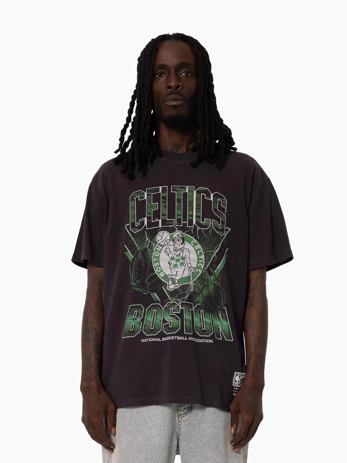 NBA Trigon Tee - Boston Celtics - Shirt - T-Shirt - Mens - Adult