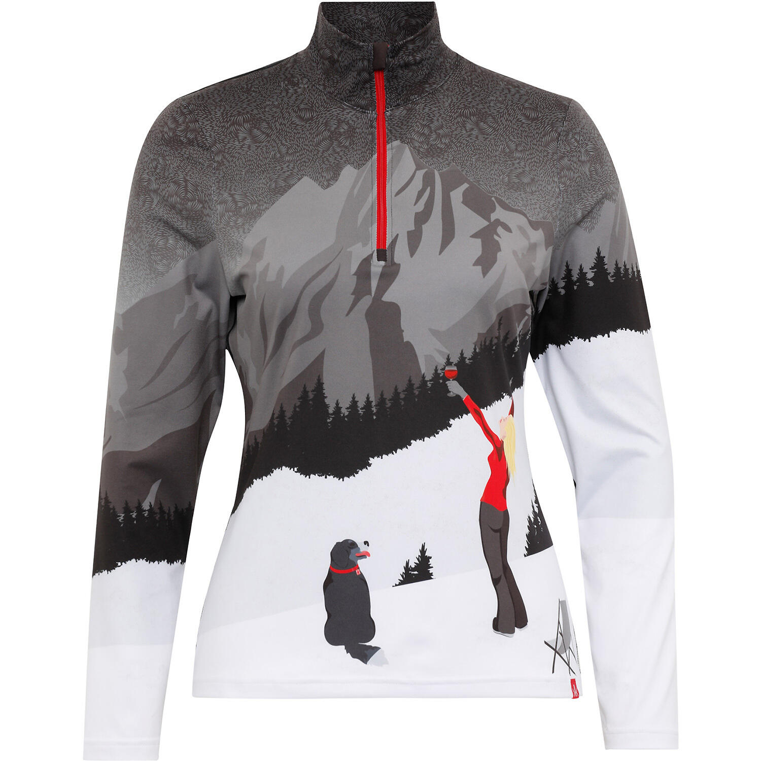 Damen Langarmshirt W POWDER HOUND BASELAYER TOP 1/1