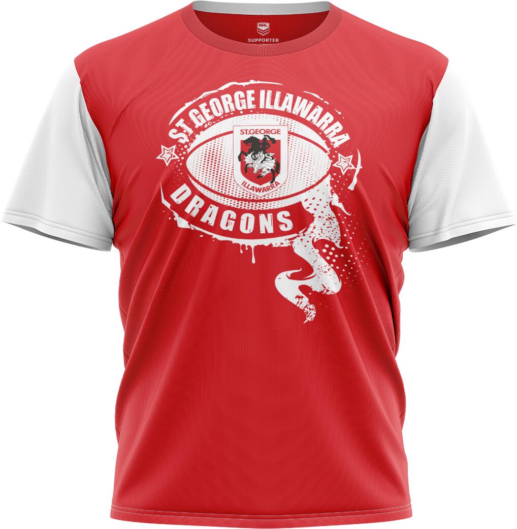 NRL Kids 'Preston' Tee Shirt - St George Illawarra Dragons - Baby Child T-Shirt