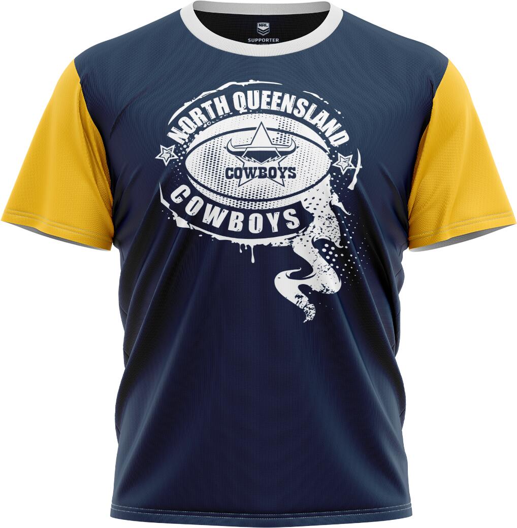 NRL Kids 'Preston' Tee Shirt - North Queensland Cowboys - Baby Child T-Shirt