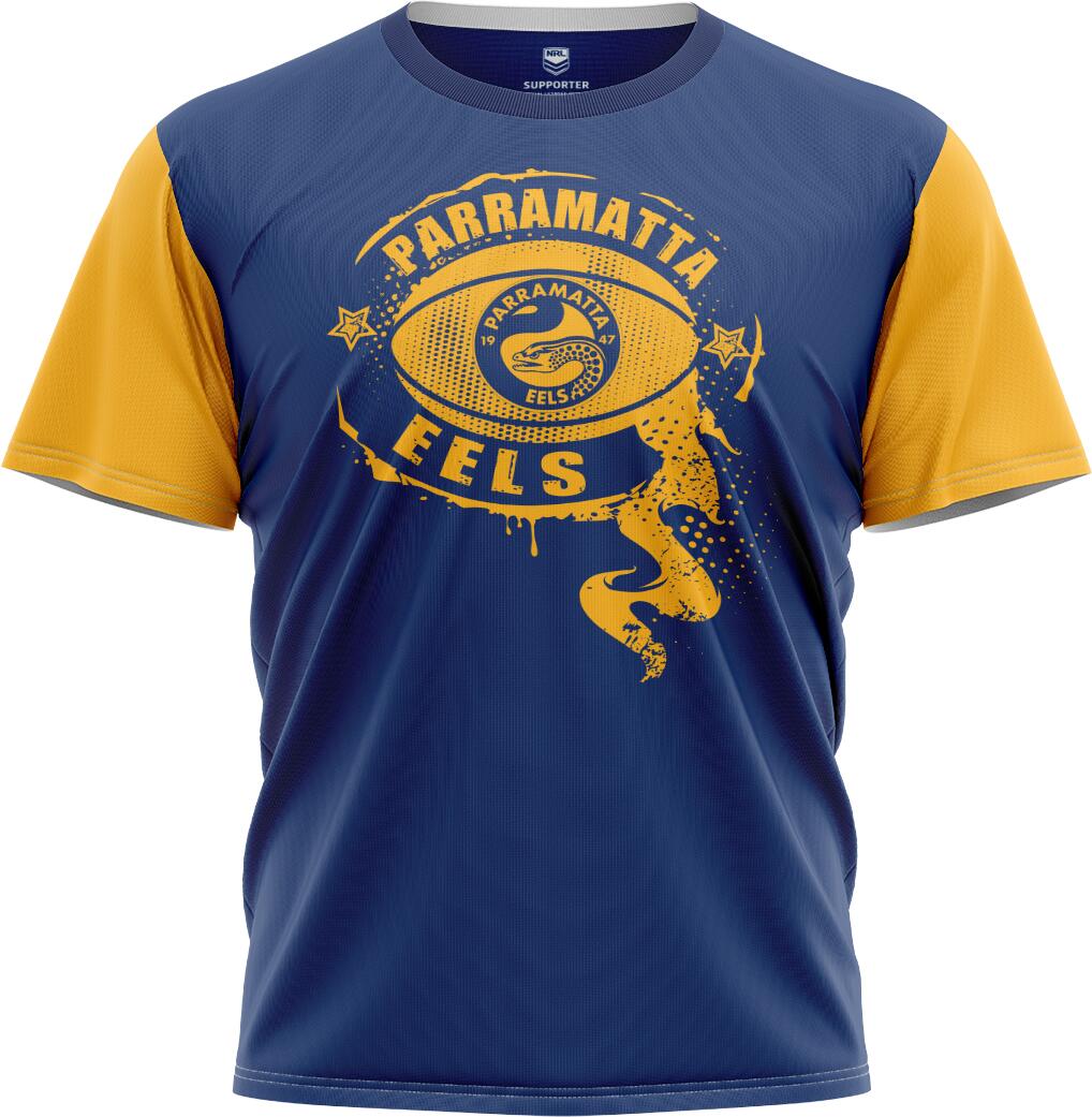 NRL Kids 'Preston' Tee Shirt - Parramatta Eels - Baby Child T-Shirt