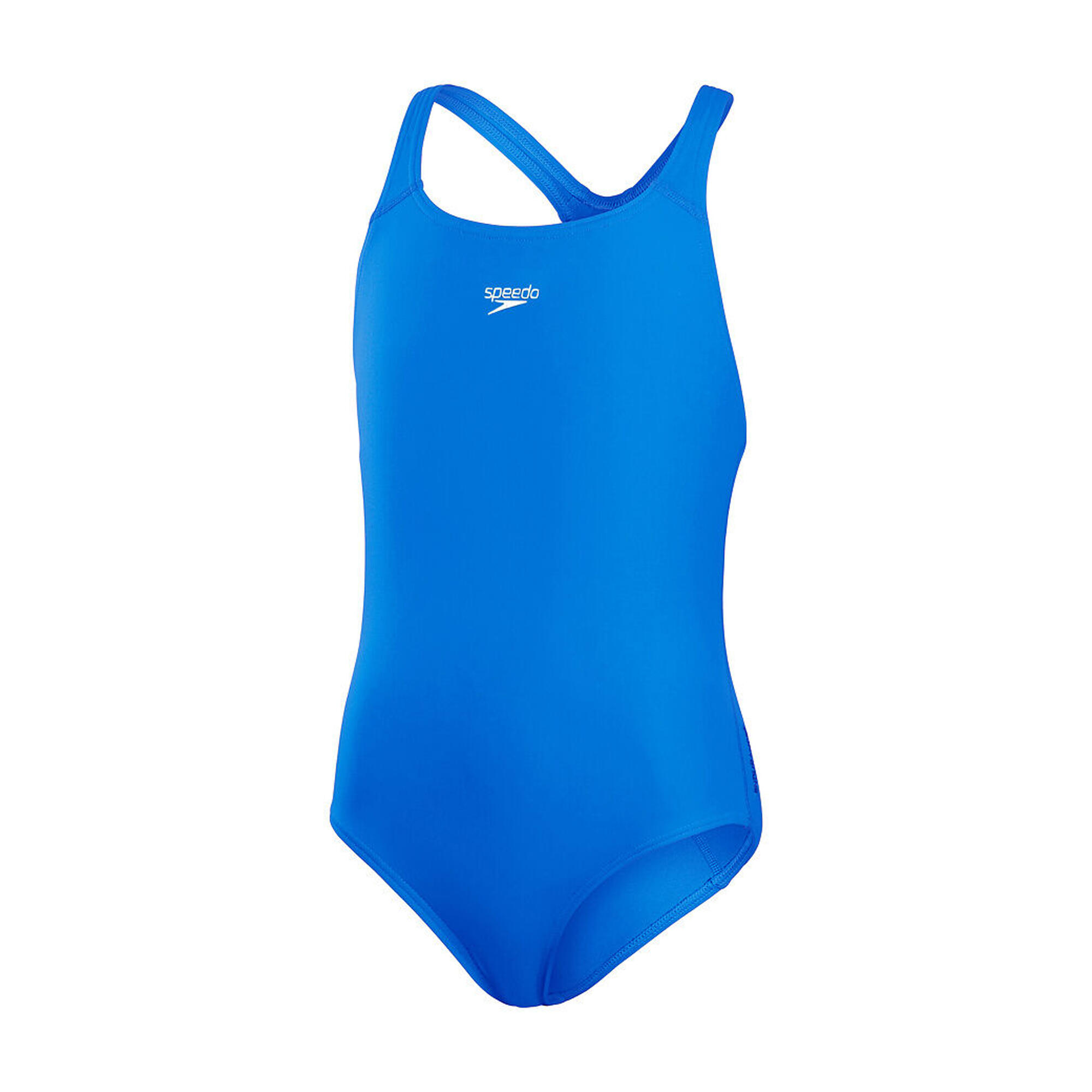 SPEEDO Girls Medalist Endurance+ One Piece Swimsuit (Bondi Blue)