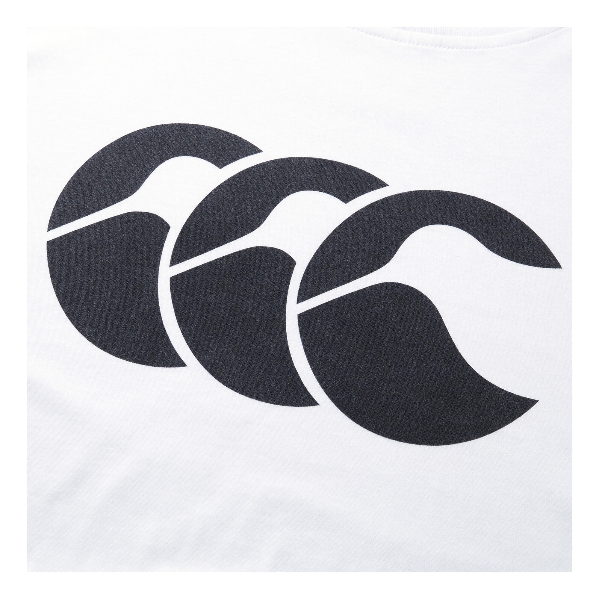 TShirt für Herren Weiß/Schwarz 3/4