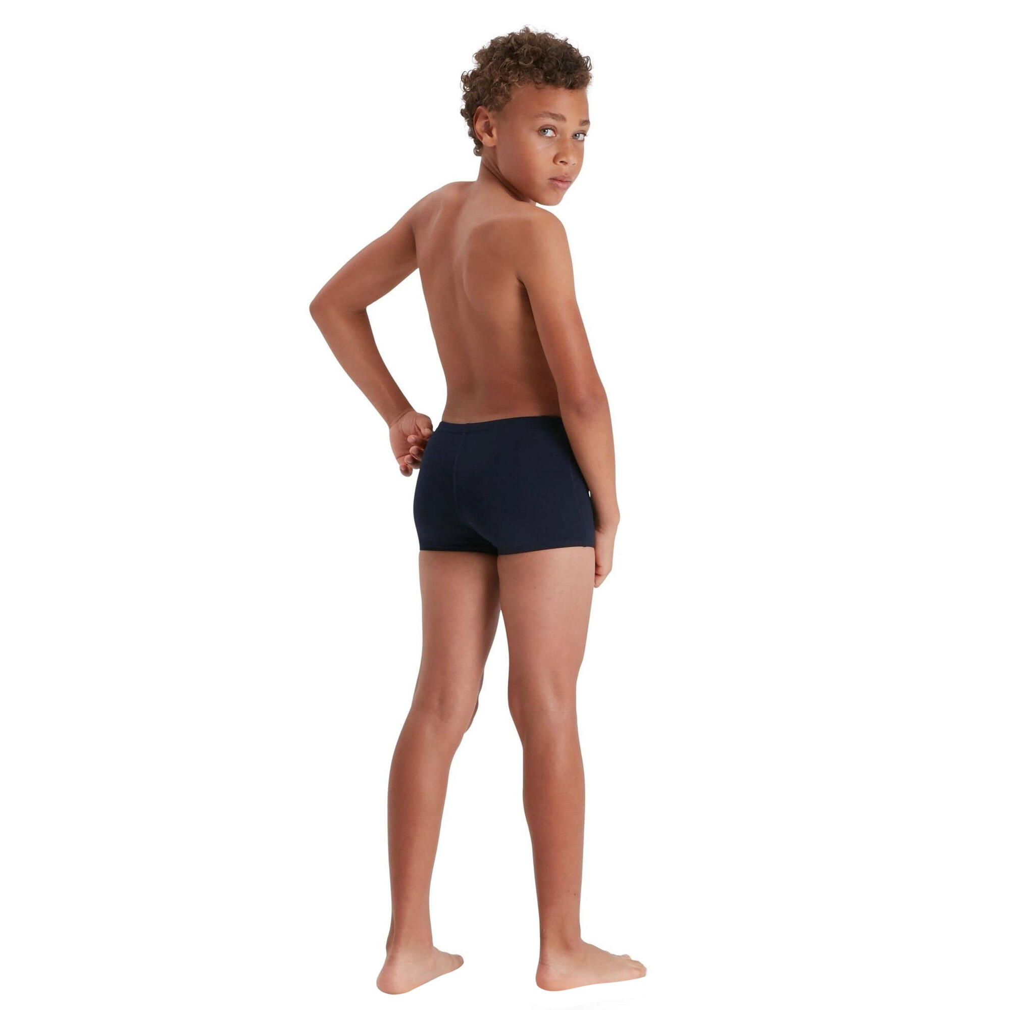 Badeshorts für Kinder Marineblau 2/4