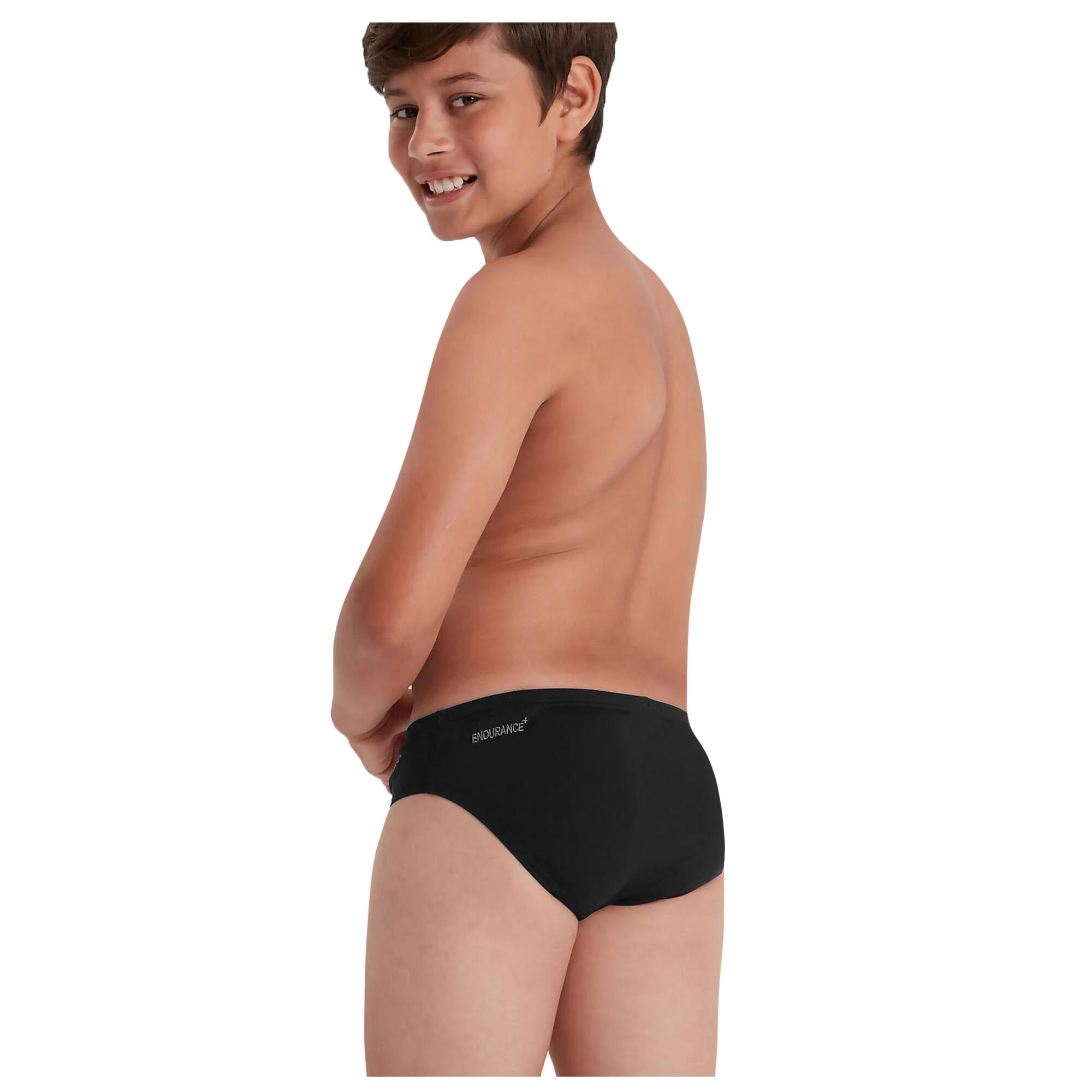 Schwimmshorts für Jungen Schwarz 3/3